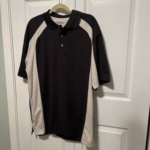 TOP FLITE Men Size XL Golf Polo Short Sleeve Shirt Athleisure Athletic Polyester